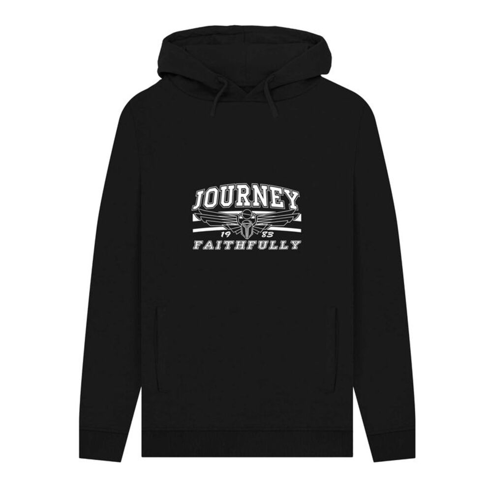 Journey Unisex Adult Faithfully Graphic Hoodie / Black
